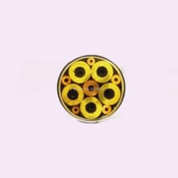 5mm Mosaic Pin Rivets for Knife Handle Screw Decorate 9 Kinds Design Exquisite Style Mosaic Pin Knife Handle Tool Length 9cm