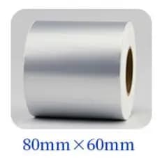 Silver Thermal Transfer Labels PET barcode adhesive sticker Waterproof Tear-proof oil-proof Thermal Transfer Ribbon Printer Stic