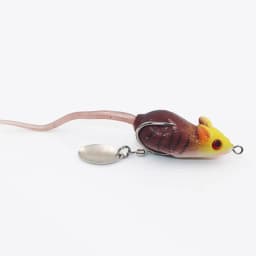 2Pcs/1pc 3D Eyes Soft Mouse Bait Fishing Lure 4.5cm 10g Floating Crankbait Artificial Bait Fishing tackle everything for fishing