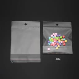 100pcs 50pcs Self Sealing Plastic Bags Transparent Small Poly OPP Jewelry Gift Packing Self Adhesive Candy Packaging Hanging Bag