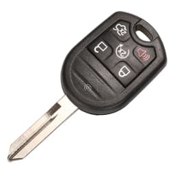 jingyuqin 10pcs FO38/HU101 Remote Key Shell For Ford Edge Explorer Ranger Windstar Expedition Mustang for Mazda Fob Case