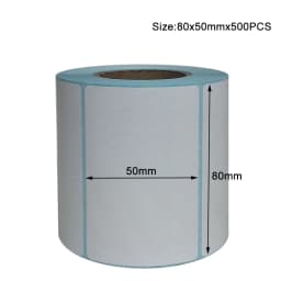 19 sizes Label stickers barcode Sticker label for Zebra Paper Adhesive Sticker Supermarket Blank sticker