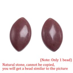 Natural Stone Purple Green Blue Black Striped Agates Beads Marquise Cabochons Stone Pendant 28x45mm For Jewelry Making