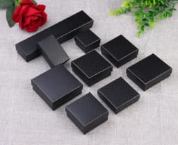 Fashion Simple White Square Jewelry Packaging Box for Engagement Ring Earring Necklace Bracelet Display Valentine's Day Gift Box