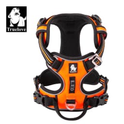 Truelove Pet Harness Nylon Webbing with Bright Reflection Adjutable Aluminum Alloy for Big Medium Small Dog TLH56512