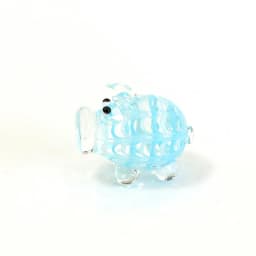 Different Styles Murano Glass Pig Mini Figurines Cute Tiny Animal Craft Ornaments Home Table Fairy Garden Room Kawaii Decoration
