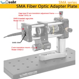 SMA Fiber Optic Adapter Plate Jumper Connector Adapter SMA Socket Flange SM1 Threaded Disc Coupling Cage Type Oeabt