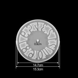 1Pcs Clock Resin Epoxy Molds Mixed Size Silicone UV Resin Casting Molds For DIY Jewelry Making Findings Supplies Accessories