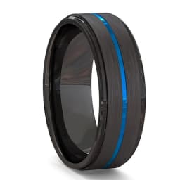 Fashion Men's Smooth Black Stainless Steel Rings Width Signet Square Infinity Finge Ring Hiphop Male Wedding Party Jewelry Gift