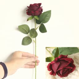 5pc Artificial Flowers Silk Rose Long Branch Bouquet for Wedding Home Decoration Fake Plants DIY Wreath Supplies Accessories