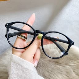 High-quality Large Frame Glasses Myopia Glasses Women Men Nearsighted Eyewear Anti Blue Light Glasses with Diopters Minus -1.0