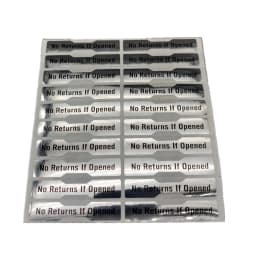 200pcs Warranty Void Tamper Proof Evident Sticker No Returns If Opened 50mm X 10mm