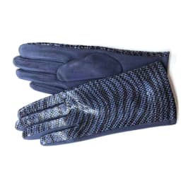 Women Bow Plush Wrist Cotton Touch Screen Driving Glove Winter Cashmere Thicken Full Finger Sport Cycling Warm Mitten H84