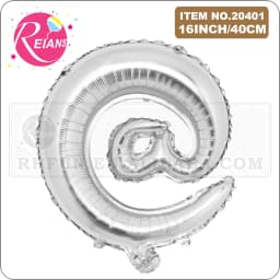16 Inch Silver Alphabet Number Letters Balloons Birthday Party Decorations Kids Foil Balloon New Year Party Wedding Decoration