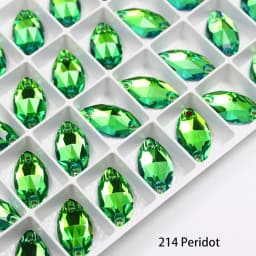 Horse EyeSewing Gems AB Flatback Rhinestones Glitter Sew On Crystals Stones Navette K5 Glass Strass For DIY Clothes Crafts