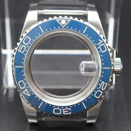 40mm Cases Men's Watch Ceramic Bezel Sapphire Glass Fit NH35 NH36 ETA 2824 Miyota 8215 Movement 28.5mm Dial Submariner Parts