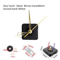 1Pcs Clock Resin Epoxy Molds Mixed Size Silicone UV Resin Casting Molds For DIY Jewelry Making Findings Supplies Accessories