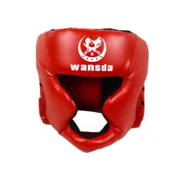 Boxing Headgear Professional Synthetic Leather MMA Protector Headgear Fighting Judo Kickboxing Head Guard Sparring Helmet