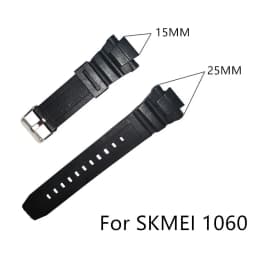 Adjustable Replacement Watch Strap Band Silicone Rubber Plastic Watchbands For SKMEI 1251 1025 1155 Sports Watches Accessories