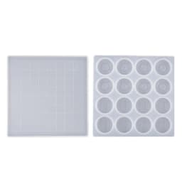 Handmade Chess Set and Checker Game Board Resin Casting Mold International Checkers Toy Silicone Mould Epoxy Resin Craft