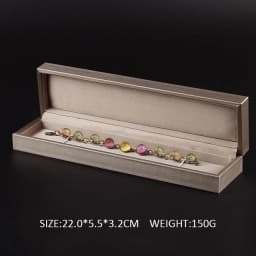 New Satin cloth jewelry box Gold PU Leather Ring Box Bracelet Necklace Box Pendant Gift Box For Jewelry Wedding Gift Box
