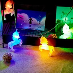 DC4.5V 1.5M 3M LED Unicorn String Lights Battery Case For Indoor Room Birthday Party Wedding Christmas Day Decoration Lantern