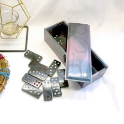 1 Set Domino Storage Box Epoxy Resin Mold Jewelry Container Organizer Holder Silicone Mould DIY Crafts Casting Tools