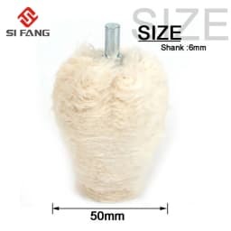1Pc Cotton Polishing Wheels Cloth Buffing Wheel Grinder for Jewelry Wood Metal Abrasive Tools For Drill With 1/4'' Shank