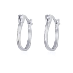 CRMYA Gold Silver Filled Several Sizes Hoop Earring CZ Zircon Heart Higgle Earrings For Women Jewelry Wholesale Aretes De Mujer