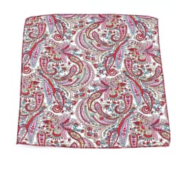New Floral Pocket Square Gift Set Handkerchief 100% Cotton Hankie Printing Women&Men Casual Party Gift Tuxedo Bow Tie Accessory