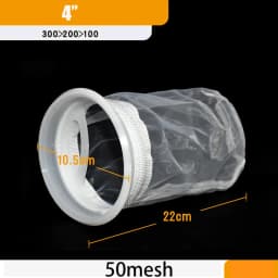 Mesh Micro Nylon(NMO)Filter Bags Fish Marine Sump Felt Pre Filter Sock Bag Corrosion Resistance Aquarium Accessories
