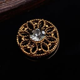 5 Pcs Rhinestone Pearl Flower Plate Diamond Button Jewelry Scarf  For Hair Accessories Sewing Decorative Clothing Coat Buttons