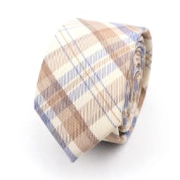 Men's Check Stripe 6cm Tie 100% Cotton Neckties Gift For Man Plaid Series Wedding Party Gift Accessories Women's Anime Tie