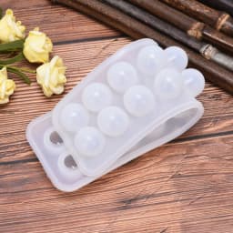 1pc Silicon Mold Epoxy Resin Beads Making Necklace Pendant Craft Tool DIY Handmade Jewellery Tools Accessories Crystal Ball