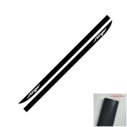 For-KIA Stinger Auto Body Decor Vinyl Decal Carbon Fiber Racing Sport Stripes Auto Accessories Car Door Side Skirt Sticker