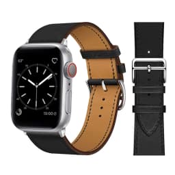 Leather strap For Apple watch band 44mm 45mm 49mm 41mm 40mm Accessorie wristband correa bracelet iWatch series 9 7 8 SE ultra 2