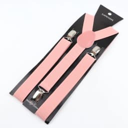 Hot Deals Solid Color Elastic Leather Suspenders Men Women Classic Adjustable Straps For Shirt Pants Skirts Wedding Accessories