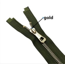 35/45/55/65/75/85cm 5# Colorful High Quality Open-end Auto Lock Gold Metal Zipper DIY Handcraft For Clothing Pocket Garment Shoe