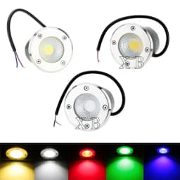 Waterproof LED Light Garden Underground 3W 5W 10W 15W IP68 Outdoor Buried Garden Path Spot Recessed Inground Lighting 220V DC12V