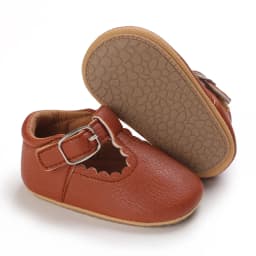 Comfortable Infant First Walkers Casual Crib Shoes Soft Rubber Sole Daily Wear For Newborn Boys Girls 0-18M
