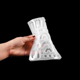 1 Set Geometric Shape Earrings Pendants Silicone Molds Epoxy Resin Mold for DIY Crafts Jewelry Making Resin Pendant Mould