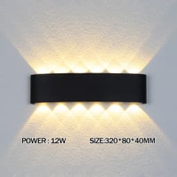IP65 Led Wall Lamp Waterproof Interior Wall Light AC110V 220V Lndoor Outdoor Lighting For Living Room Bedroom Stairs Home Decor