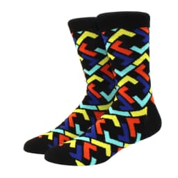 Male Tide Brand men cotton Socks Gradient Color summer Style long wedding sock Men's High Funny Happy Business Socks man sox