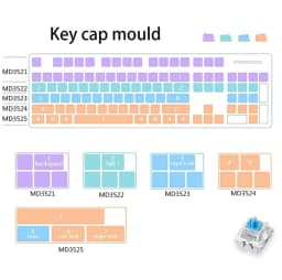 Mechanical Gaming Keyboard Resin Mold Computer PC Gamer Pet Paw Keycaps Molds