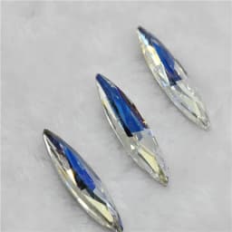Navette Glass Crystal Pointback Color Rhinestone Strass Stones Clothing Crafts Jewelry Making 10mmX35mm 10mmx48mm 30pcs