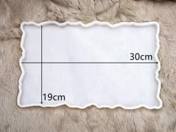 Silicone Mold For Resin Large Rectangle Tea Plate Coaster DIY Epoxy UV Resin Molds For Home Decoration Craft Making Art Supplies