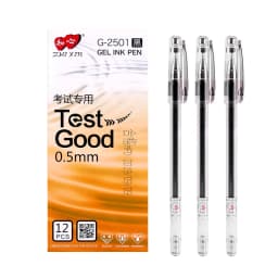 Gel Pen 0.5mm Black Blue and Red Ink Pen Maker Pen Stationery School Office Writing Student Exam Special Pen 3Pcs