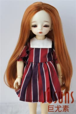 Jusuns Doll Wigs JD016 6-7inch 7-8' 8-9' Parting Long Straight Synthetic Mohair BJD Hair 1/6 1/4 1/3 YOSD MSD SD Accessories