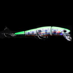 1PCS 7cm 6g Sinking Wobblers 4 Segments Fishing Lures Swimbait Hard Bait Fishing Tackle For Bass Isca Crankbait