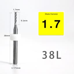 VACK 10Pcs/lot Endmill 0.5-3.175mm Corn Carbide Tungsten PCB Milling Cutter Set PCB Machine Router Bit Engraving End Mill Tools